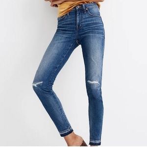 Madewell 9" High Rise Skinny Jean In York 29